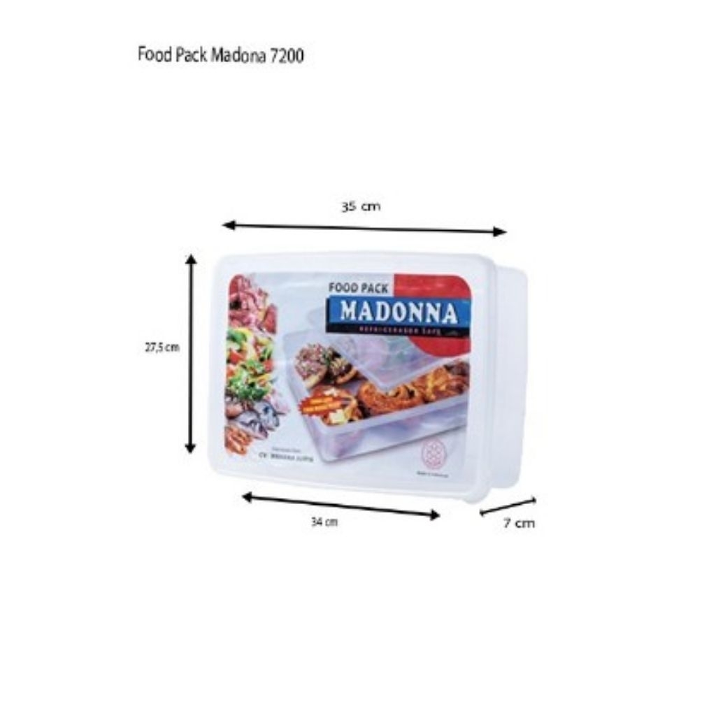 Lostklik (Aj) Food Pack Madona 7200 / Box Donat / Tempat Penyimpanan Donat Multifungsi
