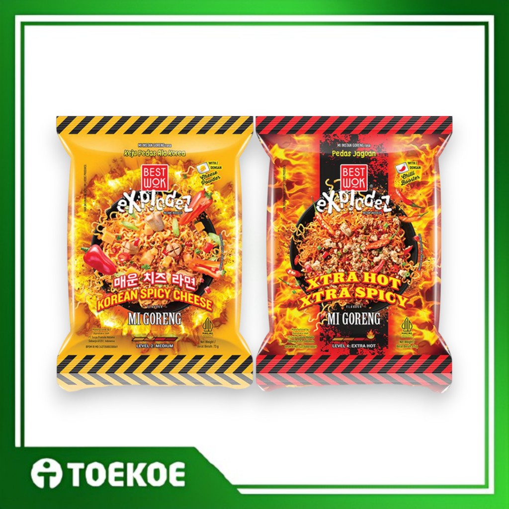 

TOEKOE Best Wok Explodez Mie Goreng Extra Hot Korean Spicy Cheese