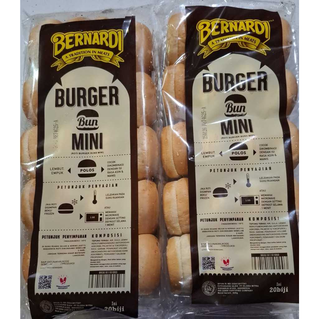 

Bernardi Roti Burger (Bun) Isi 20