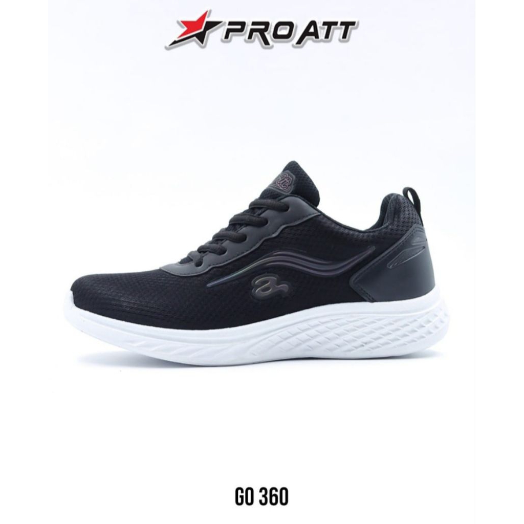 SEPATU SEKOLAH / SEPATU HITAM PUTIH / PRO ATT HITAM PUTIH / SEPATU SEKOLAH TREND