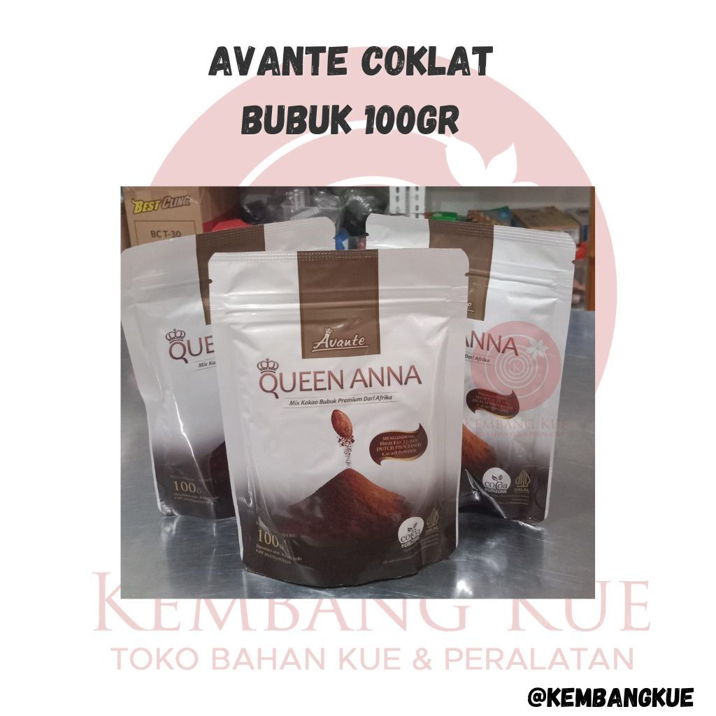 

AVANTE COKLAT BUBUK 100 gr / avante queen anna coklat bubuk
