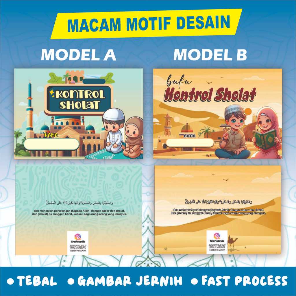 

BUKU KONTROL SHOLAT BY GRAFISTETIK