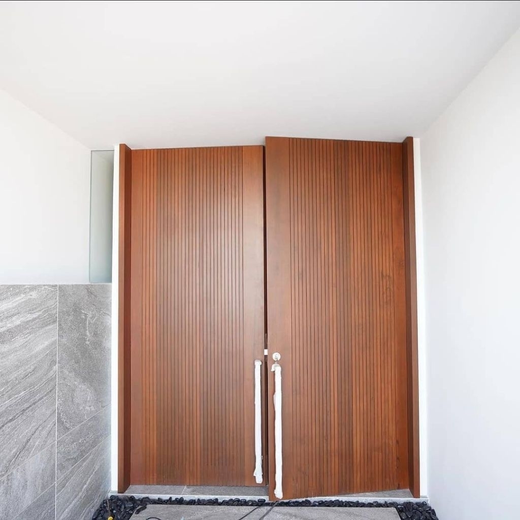 pintu utama jati pintu kuputarung jati pintu jati solid pintu minimalis jati pintu rumah jati