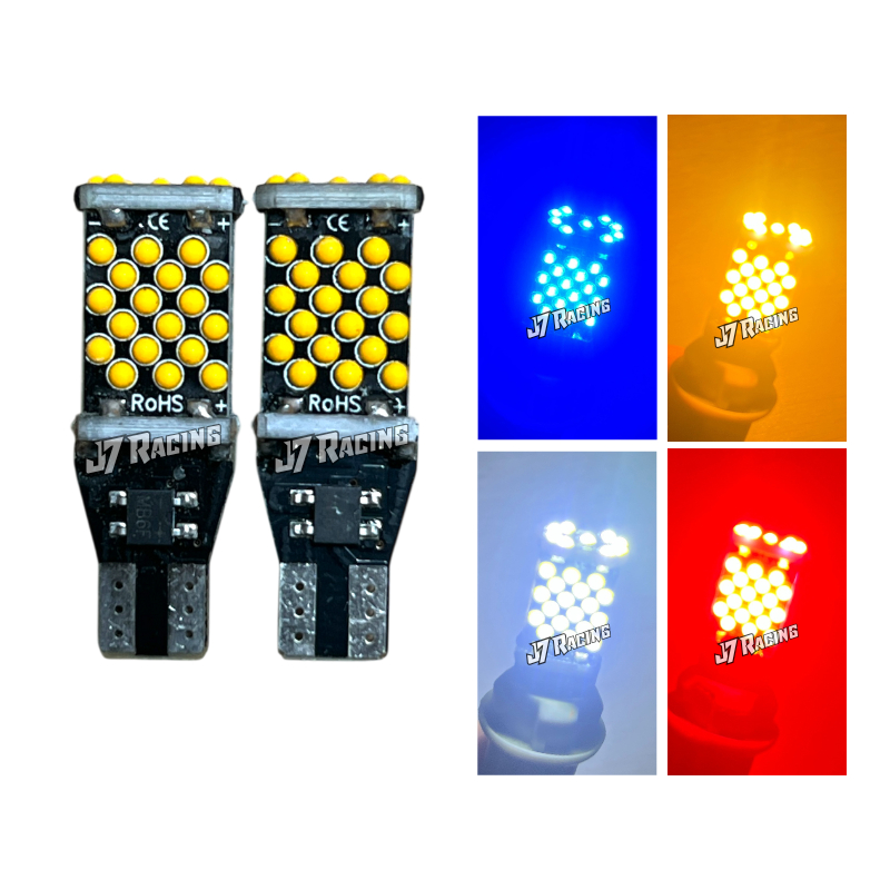 Lampu Sein Motor T10 45 LED Super Terang||Lampu Sen Dajjal Jelly Gel Motor 45 LED Sein Senja T10 Sup