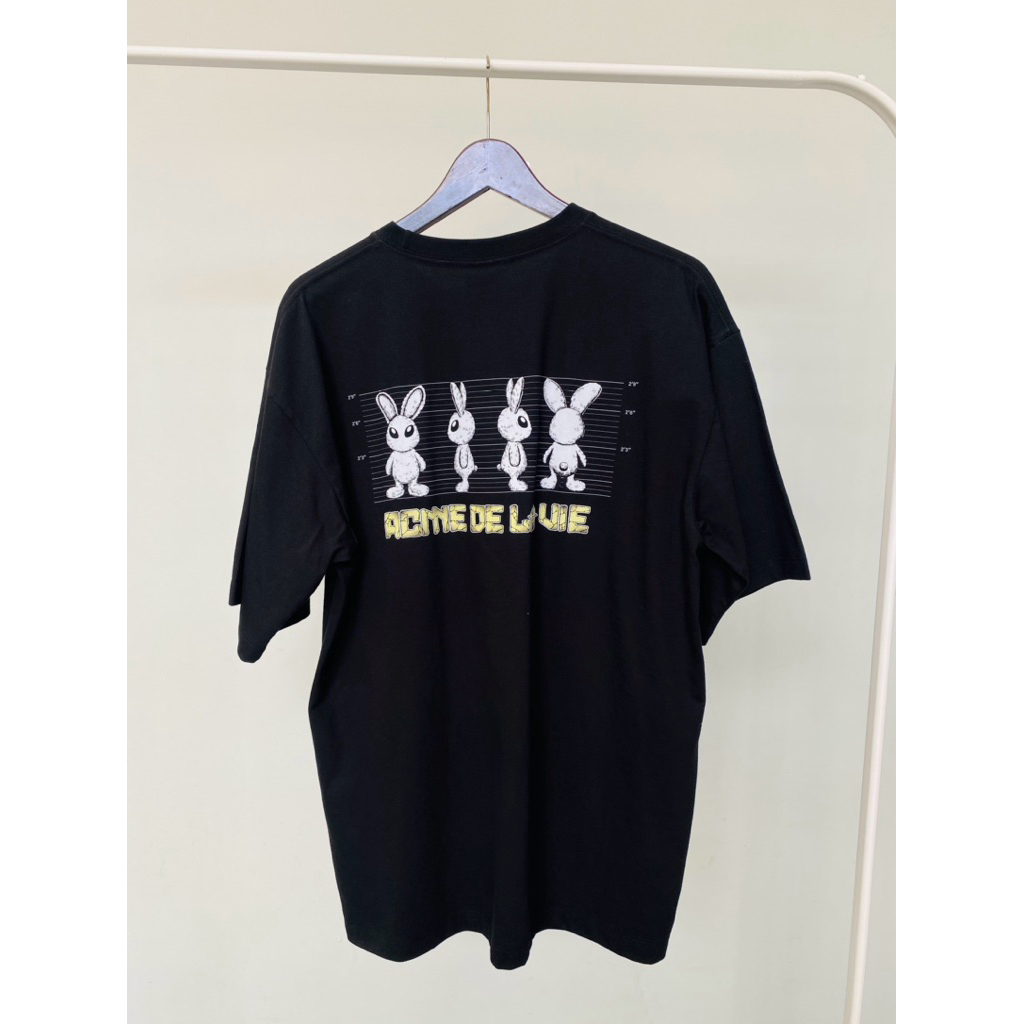 ADLV MUGSHOT ALIEN SHORT SLEEVE T-SHIRT BLACK 100% ORIGINAL