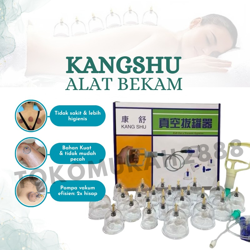 Alat Bekam Kop Angin Isi 24/Alat Kop Angin Lengkap/Kop Angin isi 24