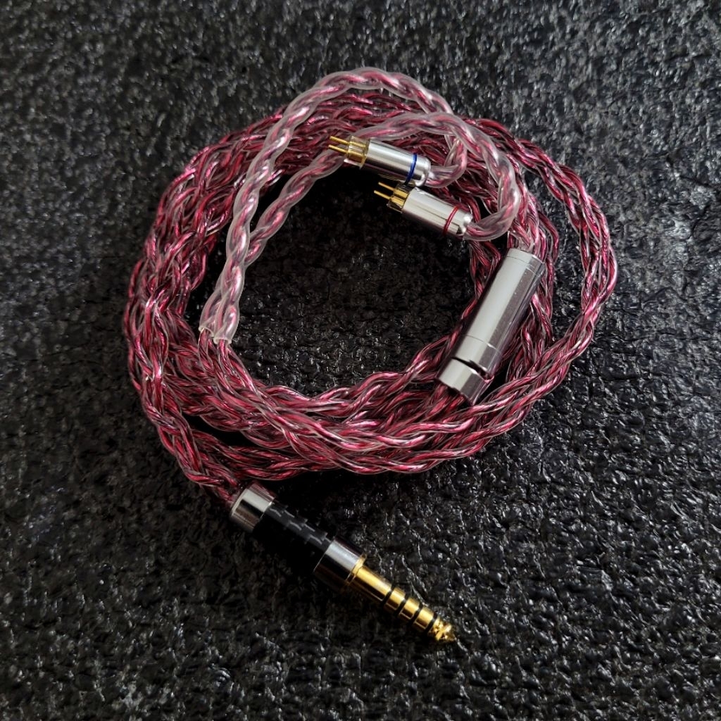 Kabel IEM Custom Graphene Blackred 4.4 mm 2pin Balance