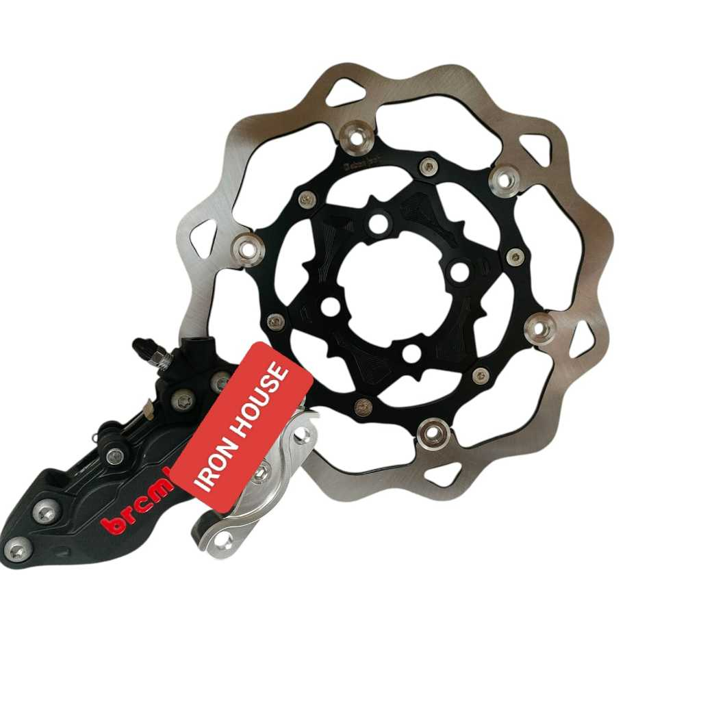 PAKET KALIPER BIG POT PLUS DISC GALFER 260MM PNP YAMAHA NOUVO FIZR JUPITER Z 125Z DAY BOTTOM