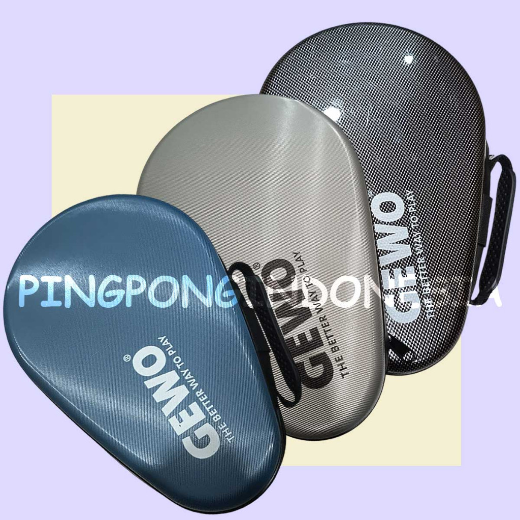 Gewo Hardcase - Tempat Bet Pingpong  Racket Case Hard Cover Blade Tenis Meja Gewo Bag Oval Case Tas 