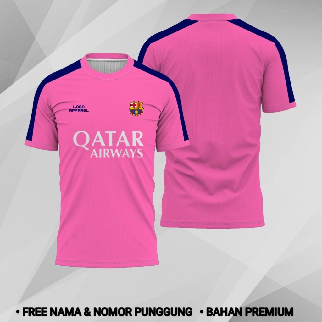 Jersey Training Barcelona Retro 2015 Full Printing