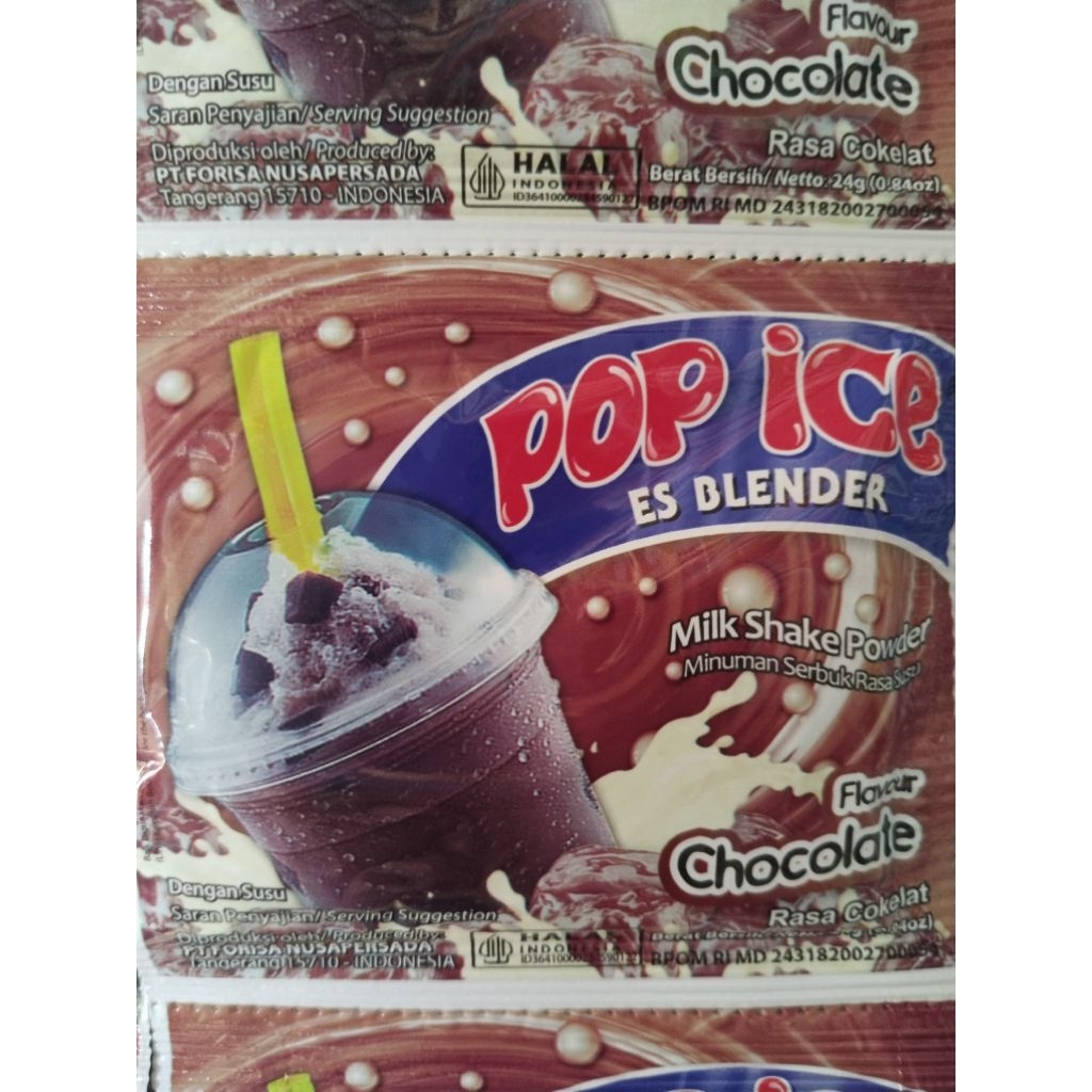 

Pop ice es blander 1 renteng 10's