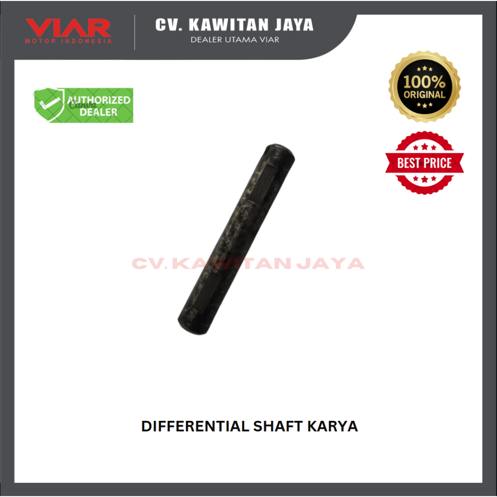 AS GIGI GARDAN BELAKANG VIAR KARYA 150 200 | DIFFERENTIAL SHAFT KARYA