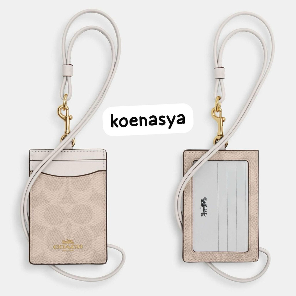 

asesoris original co*ch lanyard id card name tag sign sand chalk new