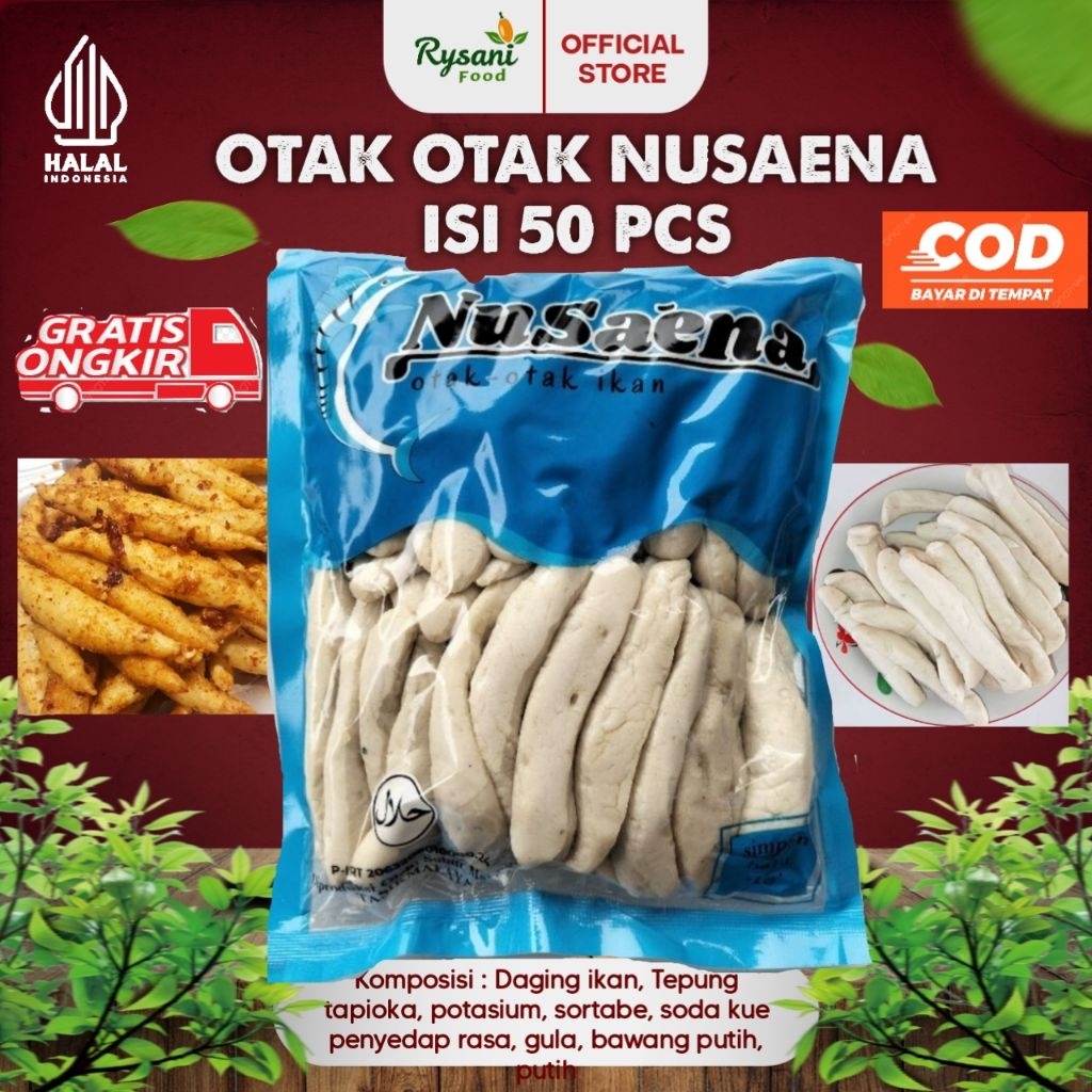 

OTAK OTAK IKAN TENGGIRI ISI 50 NUSAENA ANEKA CEMILAN
