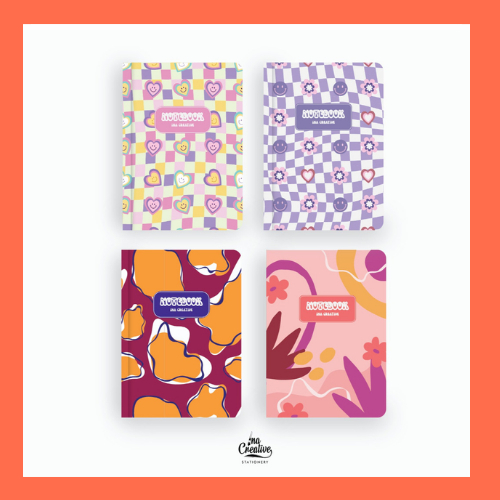 

INA CREATIVE Notebook A5 Hardcover 90S