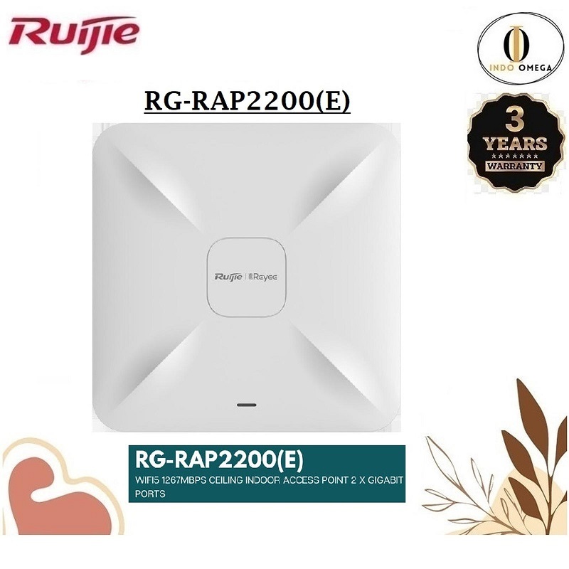 RG-RAP2200(E) AC1300 Dual Band Ceiling AP RAP2200E RAP2200 E