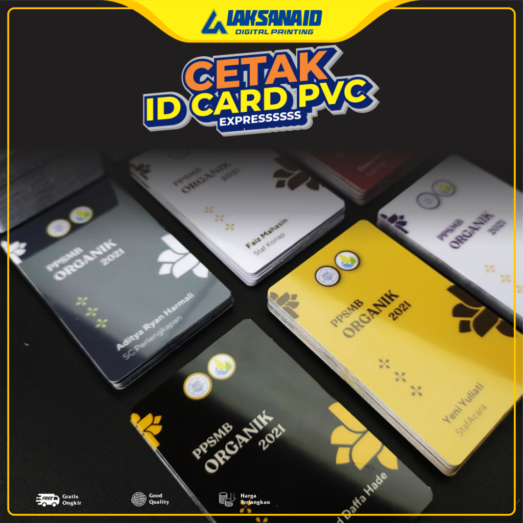 

CETAK ID CARD / MEMBER CARD CUSTOM 2 SISI BISA SATUAN