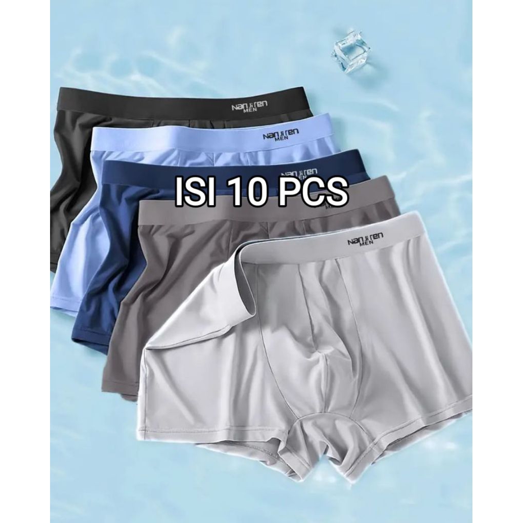 Celana dalam pria boxer 10 pcs premium