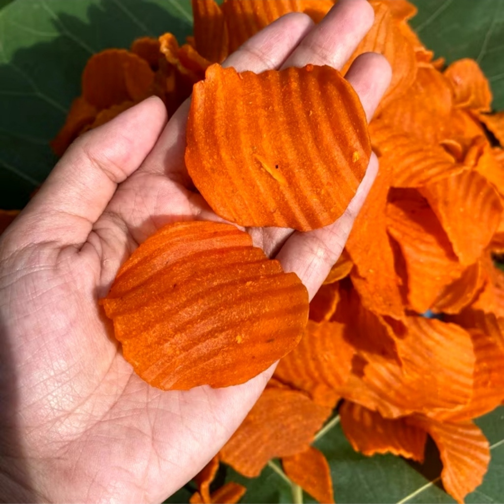 

KERUPUK PUYUR OREN,poco-poco mentah 500gr 1kg