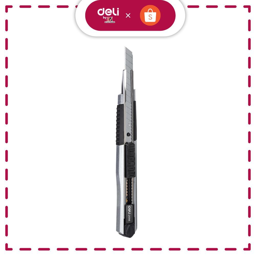 

Deli Cutter dengan pisau baja SK5 dan sistem kunci otomatis untuk penggunaan yang aman E2056