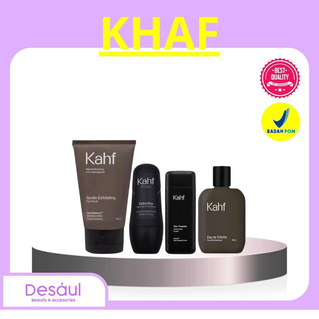 Khaf|Face WashBrightening and Dark SpotScrub ,Eau de Toilette True Brotherhood , Extra Dry Anttoorsp