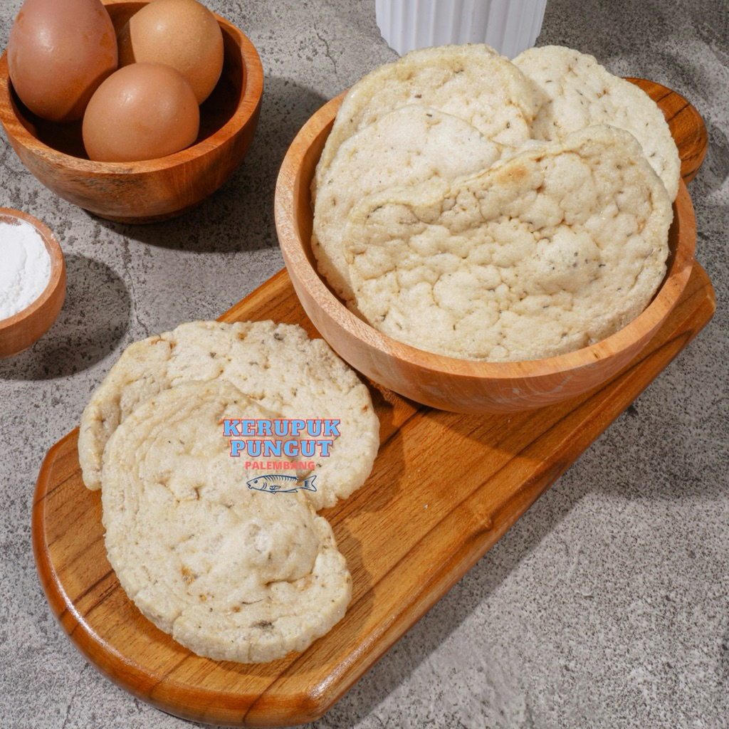 

KERUPUK PUNGUT - KEMPLANG KULIT IKAN TENGGIRI PREMIUM ASLI PALEMBANG 200GR BY KERUPUKPUNGUT PALEMBANG