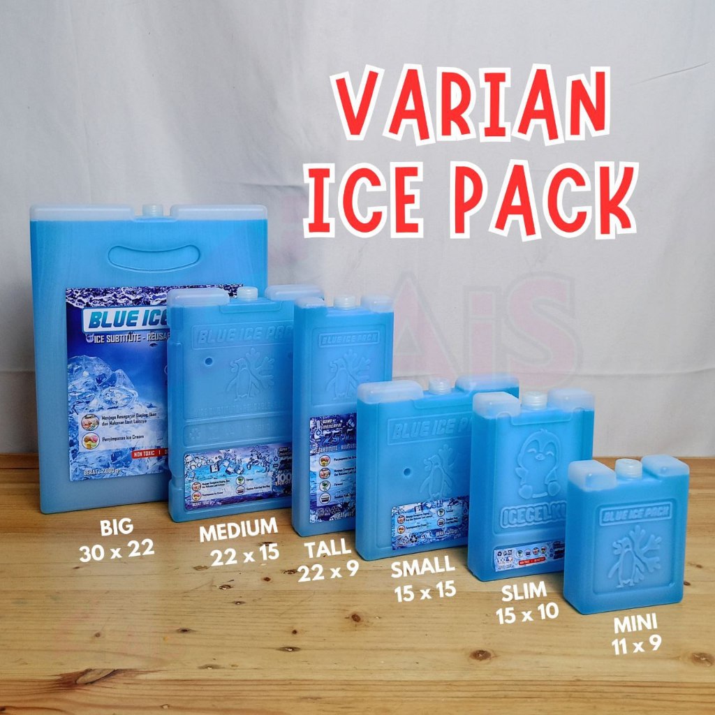 ICE PACK SIAP PAKAI MERK ICEGELKU ICE GEL PACK KOTAK BLUE PACK ICEPACK COOLER BOX ICEGEL COOLER BAG 