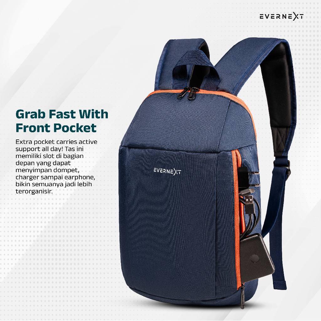 recommended evernext - tas ransel pria backpack pria daily casual tas punggung ransel strive daily