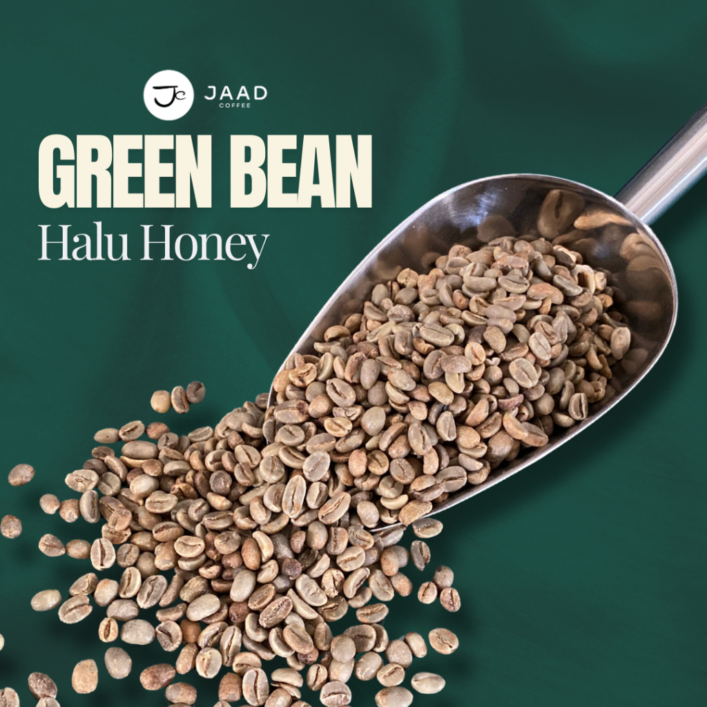 

Green Bean Arabica Halu Honey Grade 1 1kg by Jaad Coffee