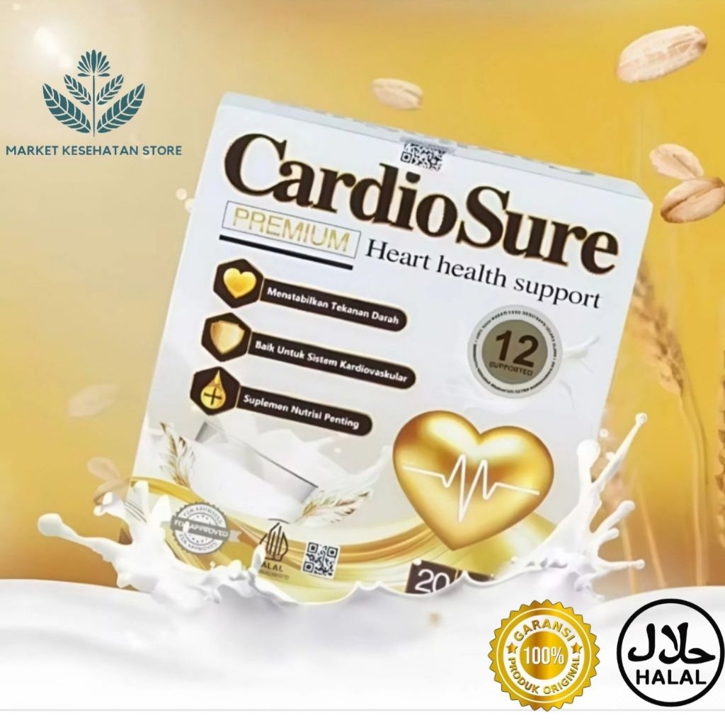 

CARDIOSURE SUSU Asli Original 100% Atasi Jantung Hipertensi Jantung Struk Kolesterol Asam Urat