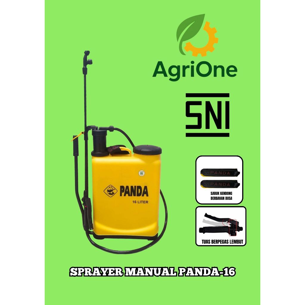 Sprayer Gendong Manual PANDA-16 | Tangki Semprot 16 Liter | Stok Terbatas