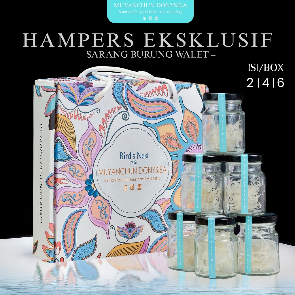 

Sarang Burung Walet 100% Asli Siap Masak – Kolagen Alami Kulit Cantik | Paket Hampers Cantik