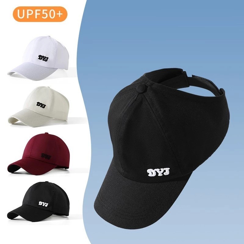 27Hh Topi Olahraga Wanita Korea Topi Bolong Muslimah Hijab Simpel Cap Golf Sporty Co