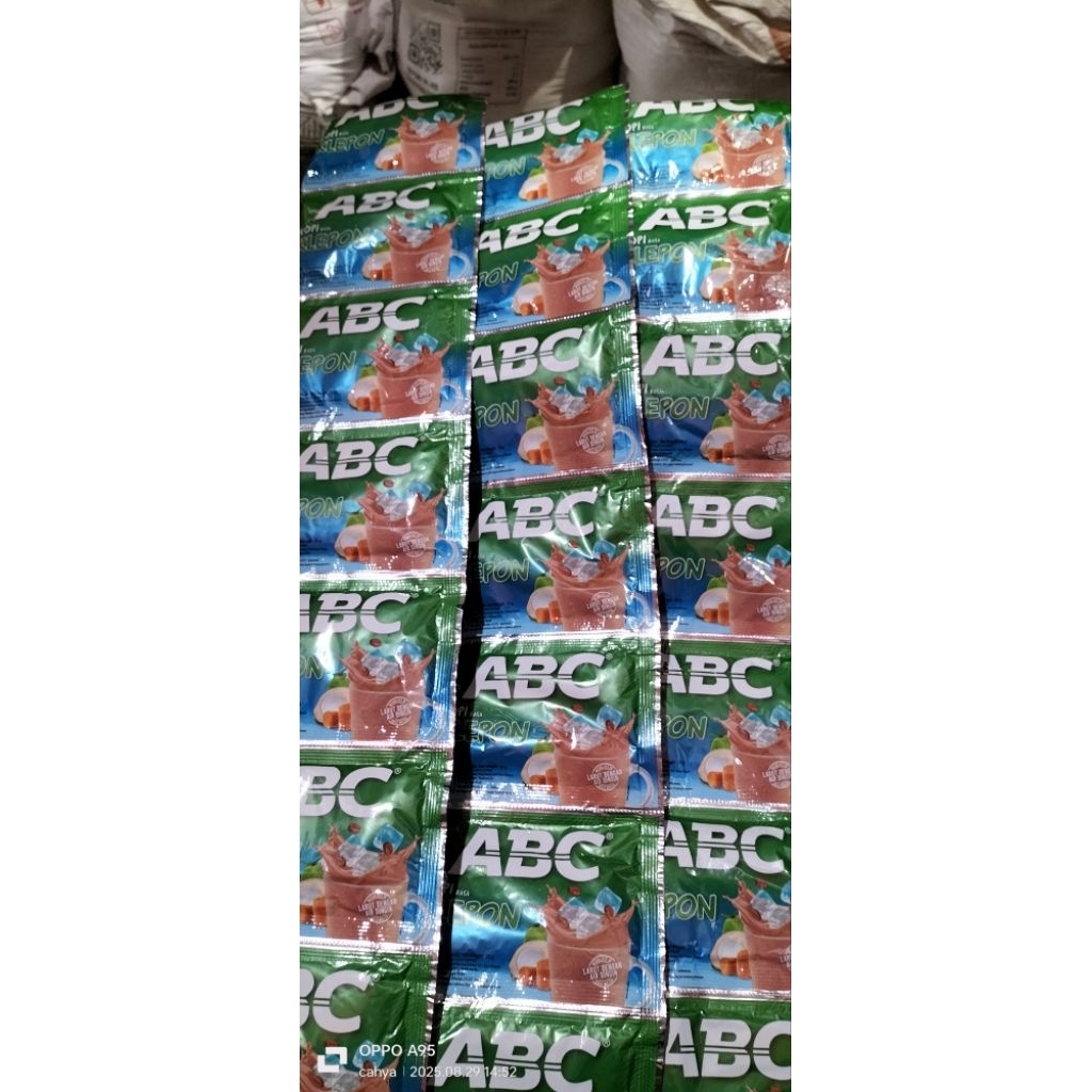 

ABC klepon isi 30 saset/3 renceng