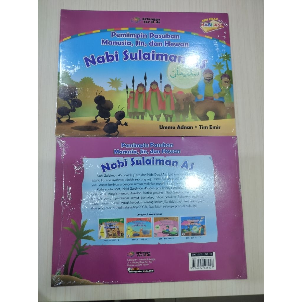 Buku Erlangga For Kids (Nabi Sulaiman As)