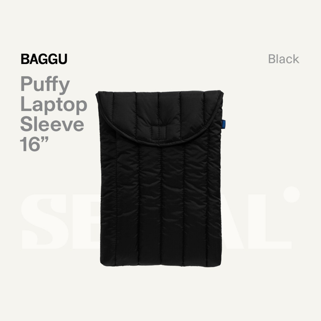 BAGGU - Puffy Laptop Sleeve 16" - Black
