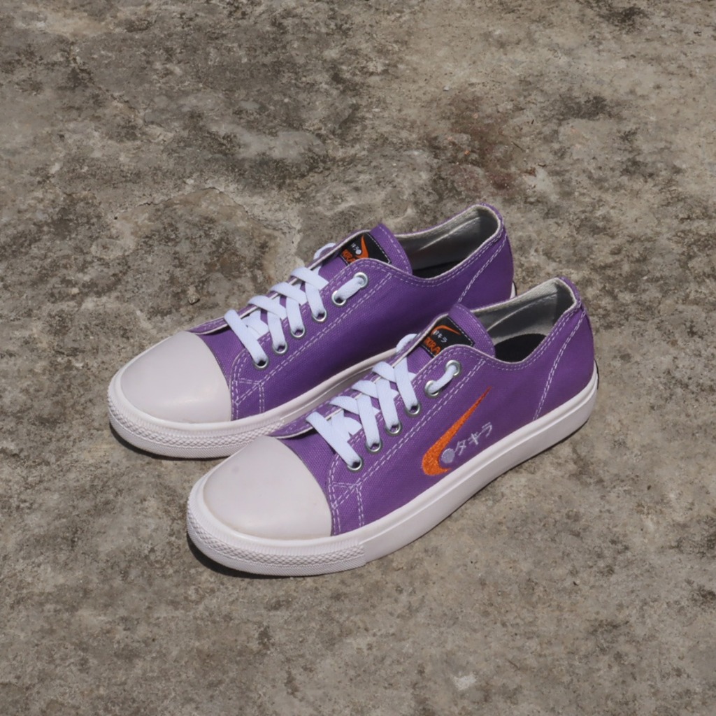 SEPATU SNEAKERS ORIGINAL PRIA WANITA  WARNA UNGU / SEPATU CANVAS  / SEPATU SEKOLAH / SEPATU KERJA PE