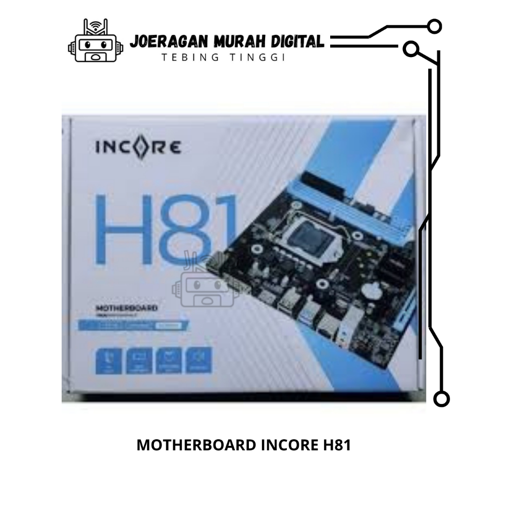 MOBO INCORE H81 MOTHERBOARD