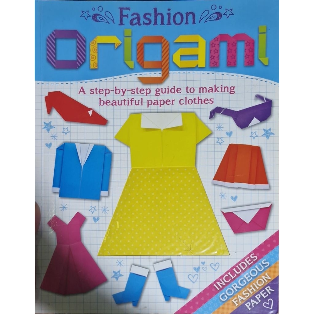 fashion origami children book tutorial