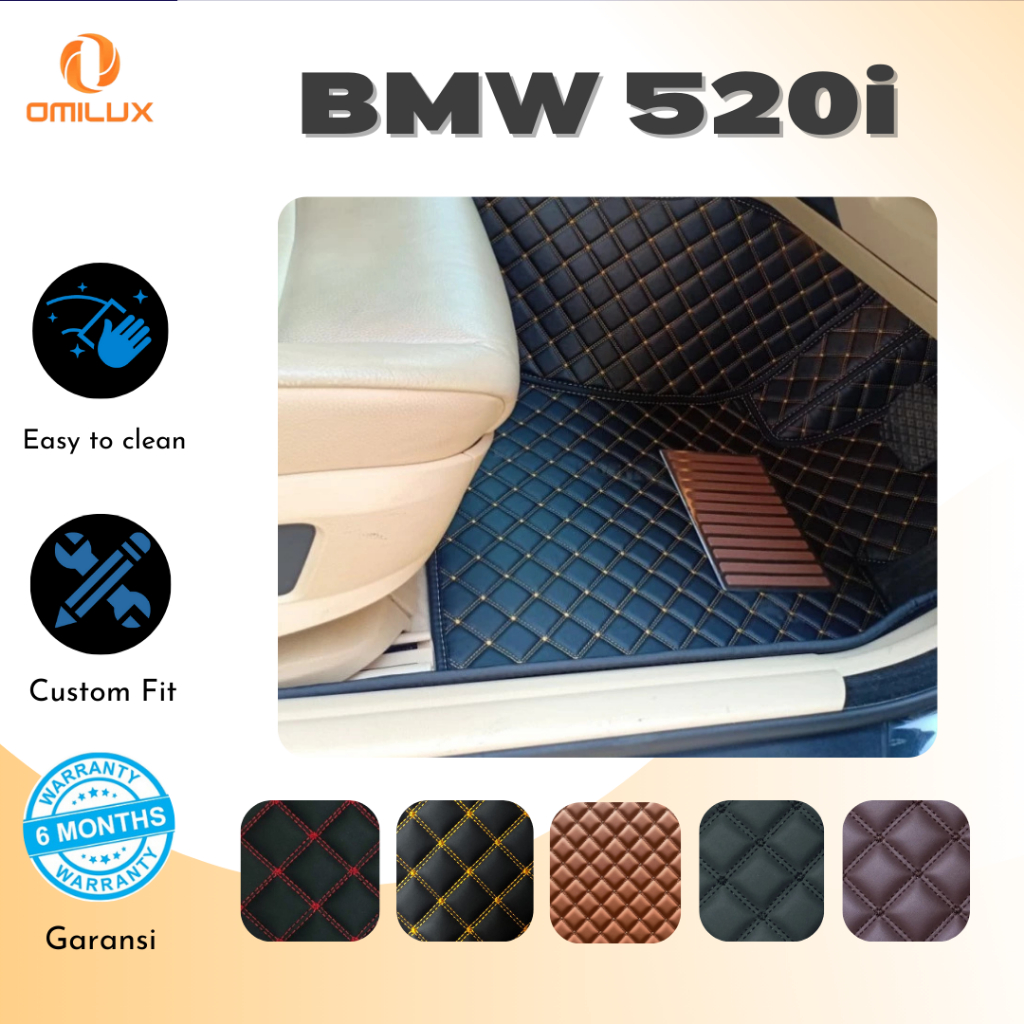 Karpet Mobil Kulit Elite 7D BMW 520