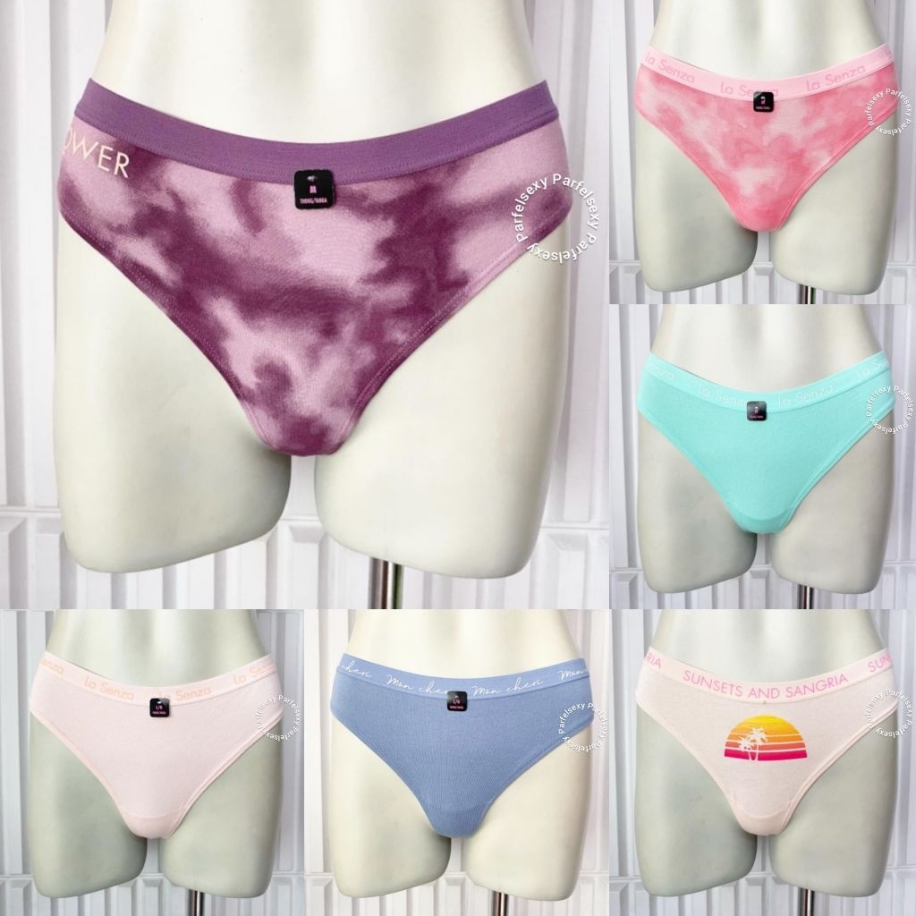 La Senza LaSenza Thong Gstring Cotton Celana Dalam Wanita Size XS