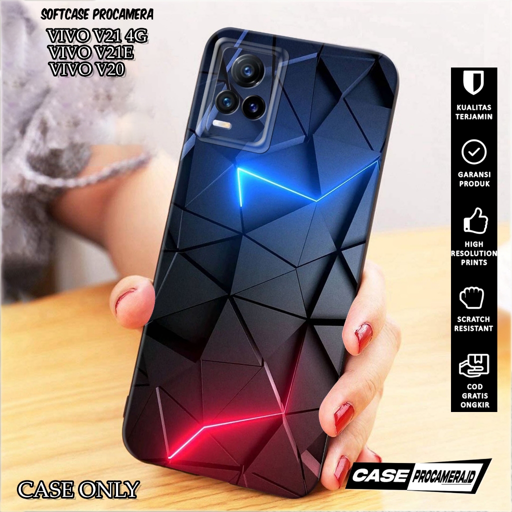 Case VIVO V21 4G / V21E / V20 - Casing VIVO V21 4G / V21E / V20 [ AST ] Silikon VIVO V21 4G /V21E / 