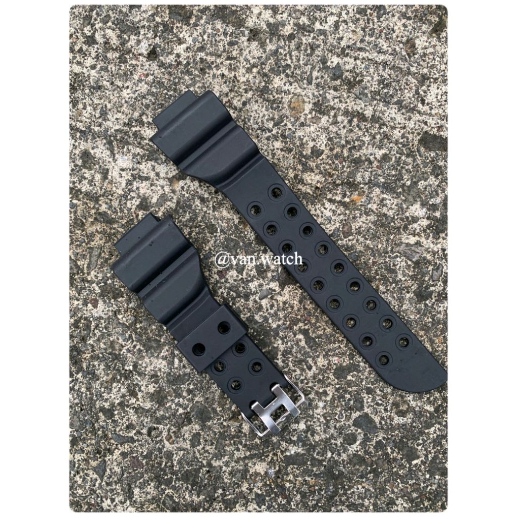 STRAPCASIO GSHOCK DW 8200 GF 8200 FROGMAN HITAM AM AFTERMARKET