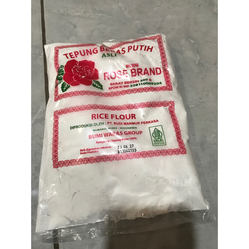 

Tepung Beras Putih Rosebrand 500gram