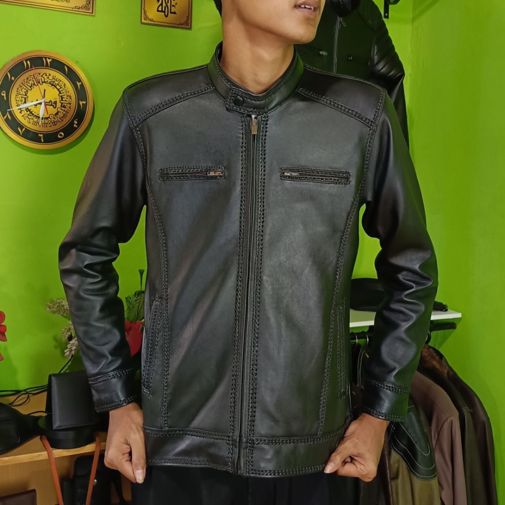 Garut Original Jaket Kulit sulam Qountry