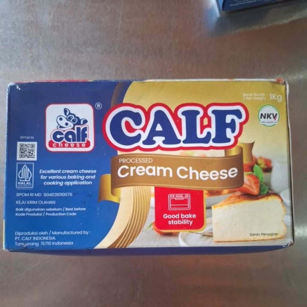 

cream cheese calf 1 kg good bake stability