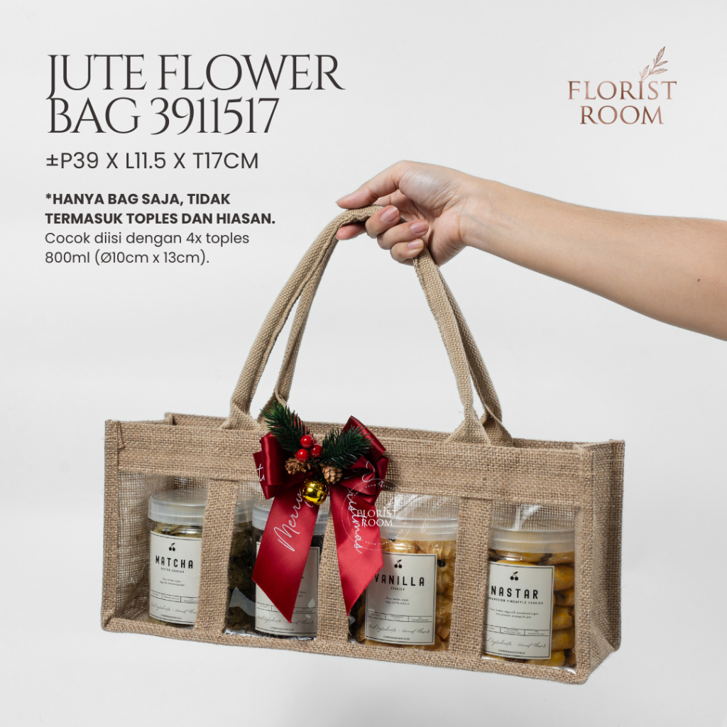 

Jute Flower Bag 3911517 - Kantong Jute - Hadiah - Hampers
