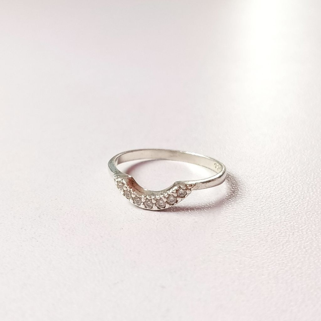 Cincin Perak Permata/Cincin Unik/Cincin Pria Wanita/Perak 925