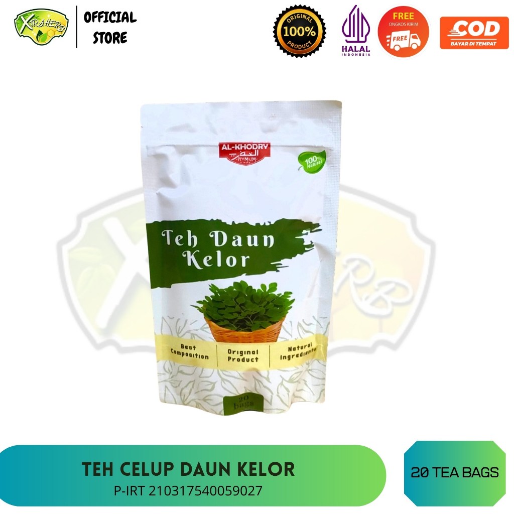 

Teh Celup Premium Daun Kelor Organik Moringa Tea Herbal 20 Sachet Menjaga Daya Tahan Tubuh