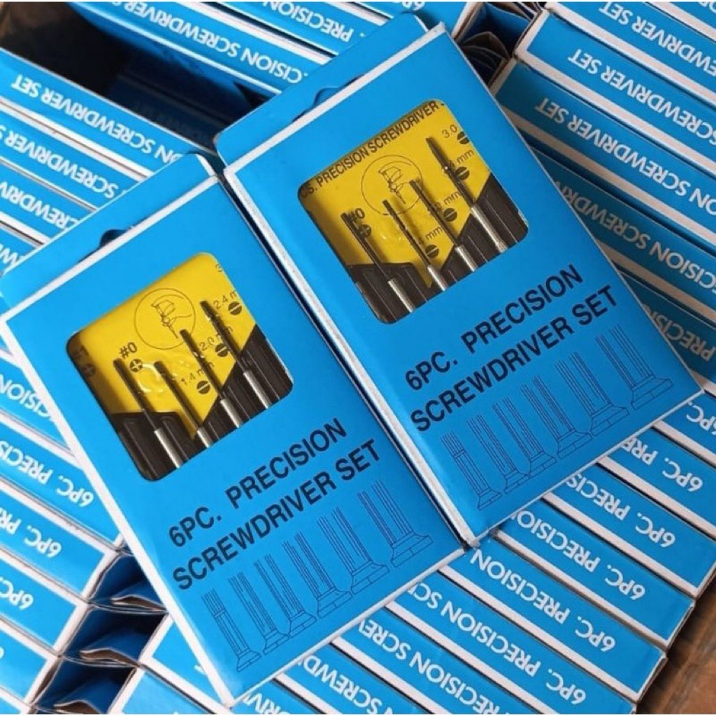 TERMURAH obeng jam set 6 pcs kacamata tamiya diecast